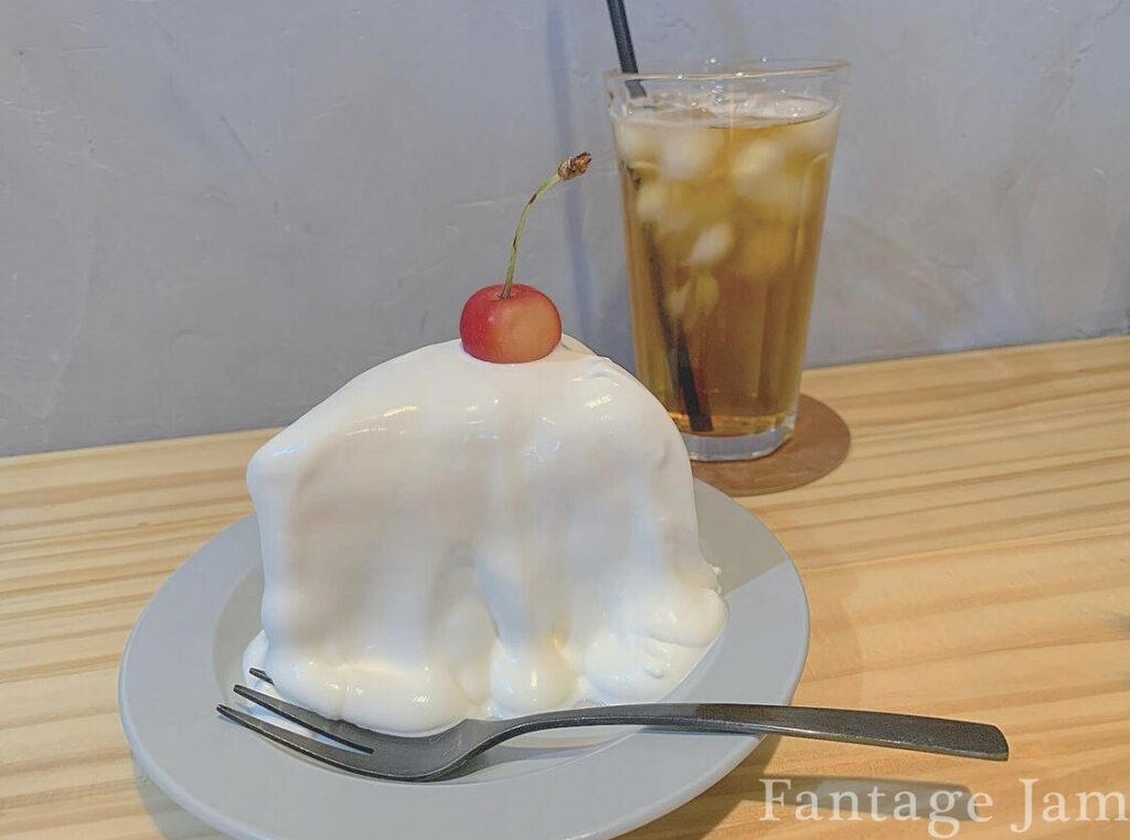 cobatoto cafe furan さくらんぼのとろけるショートケーキ