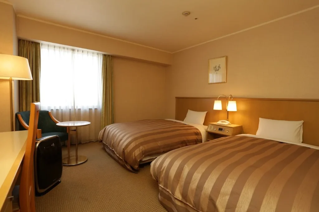 アークホテルロイヤル福岡天神 - ルートインホテルズ -の客室写真、スタンダードツインルーム